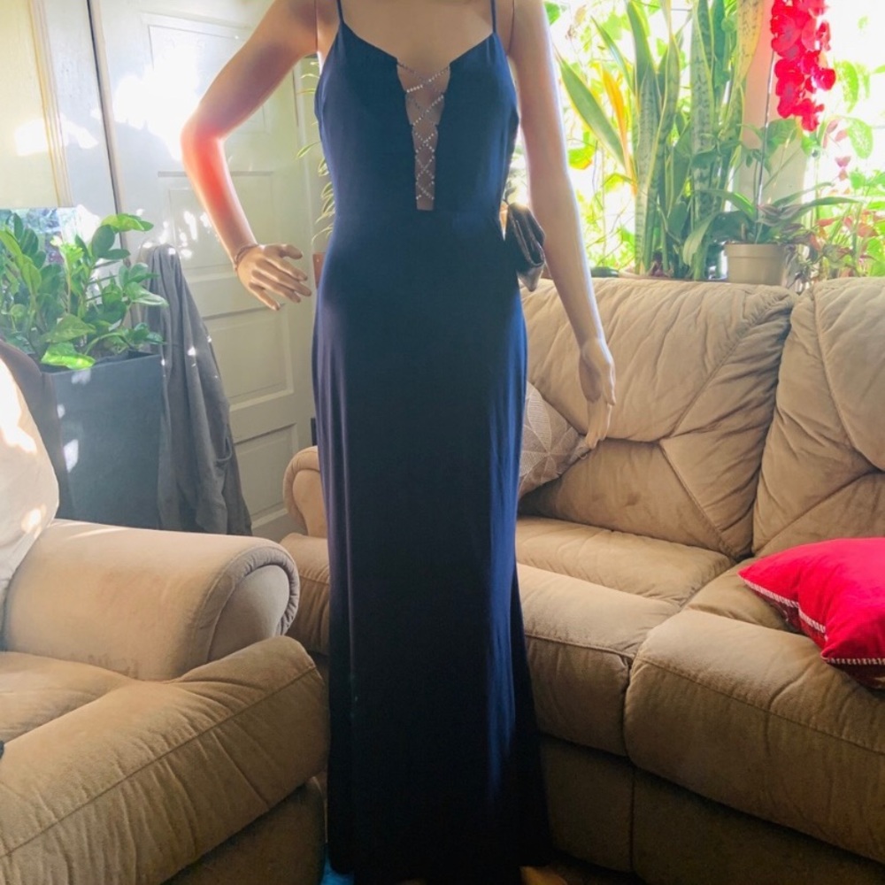 Navy Blue Gown